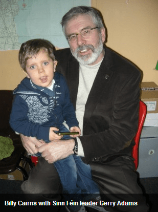 Billy Cairns and Gerry Adams