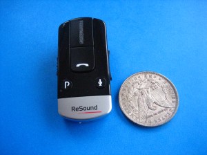 Phone Clip + with US Dollar Coin for Size Comparison